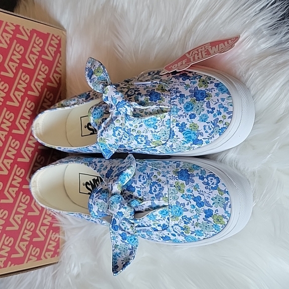 Vans Shoes - VANS Authentic Knot (Ditsy Floral) Blue/True
